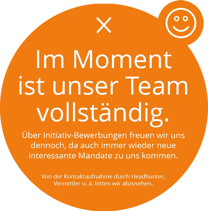 Unser Team ist aktuell vollständig